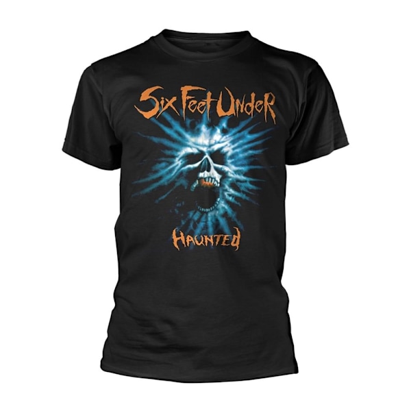 Six Feet Under Unisex Adult Haunted T-Shirt L Svart Black L