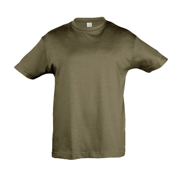 SOLS Kids Regent Kortärmad T-shirt 8 år Army Army 8yrs