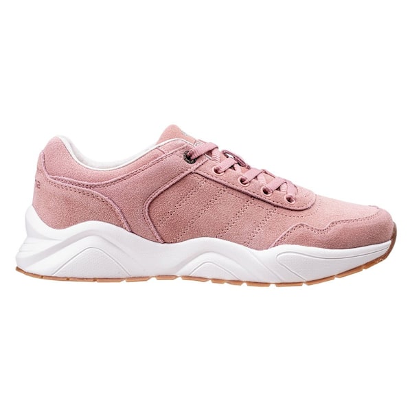 Iguana Vilme läder sneakers för damer/kvinnor 4 UK silverrosa/beige Silver Pink/Beige 4 UK