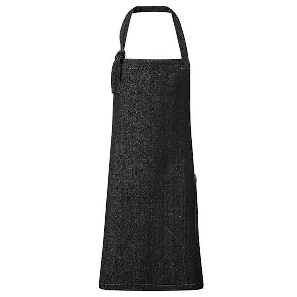 Premier Unisex Vuxen Regenerate Hållbar Haklapp Full Förkläde O Black Denim One Size