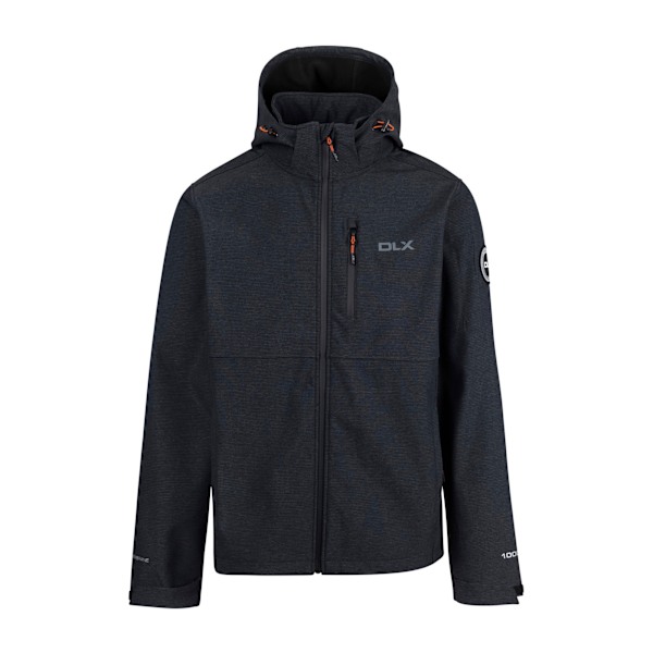 Trespass Justin DLX Marl Softshelljacka för män M Svartmelerad Black Marl M