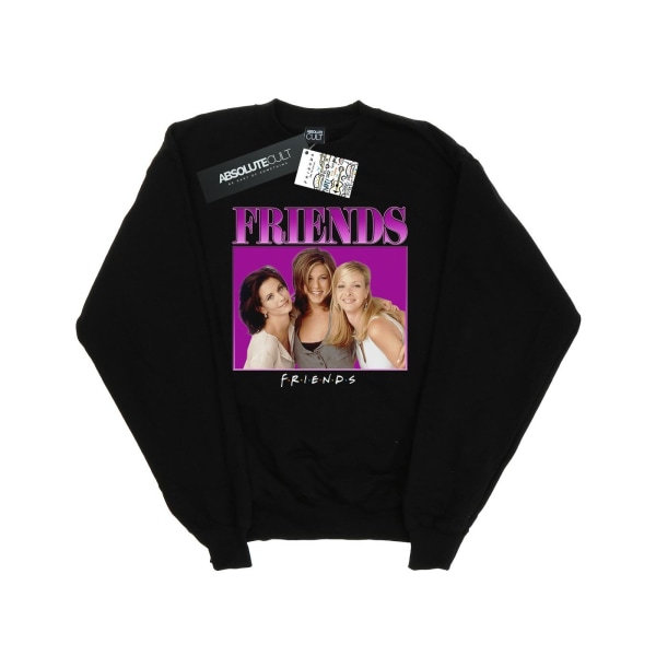 Friends Mens Monica Rachel Phoebe Homage Sweatshirt 4XL Svart Black 4XL