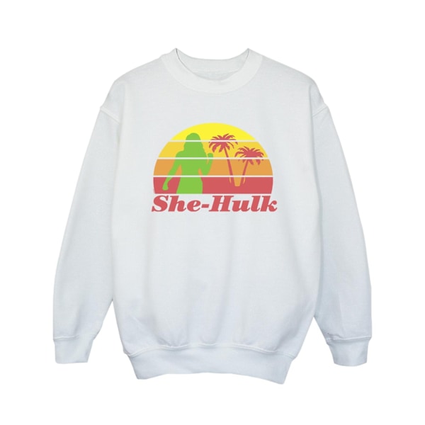 Marvel Girls She-Hulk: Attorney At Law Sunset Flex Sweatshirt 1 White 12-13 Years