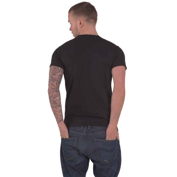 Nirvana Unisex Adult Repeat Logotyp bomull T-shirt S Svart Black S