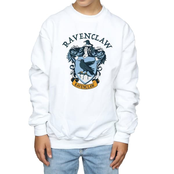 Harry Potter Pojkar Ravenclaw Tröja 7-8 År Vit White 7-8 Years