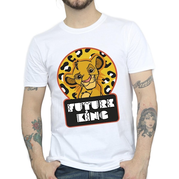 Disney The Lion King Future Simba T-shirt för män 4XL Vit White 4XL