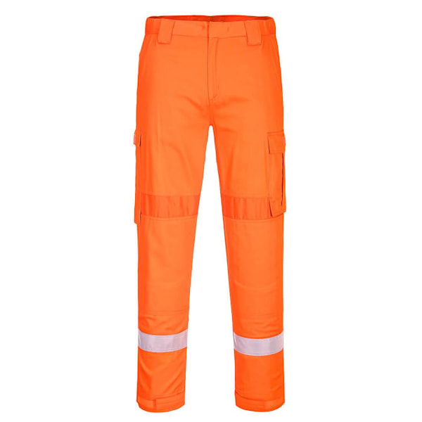 Portwest Bizflame Plus Panelled Work Trousers L Orange - Herr Orange L