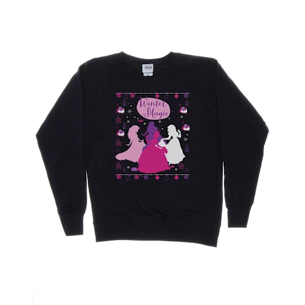 Disney Princess Dam sweatshirt med julmotiv för kvinnor Deep Navy XXL