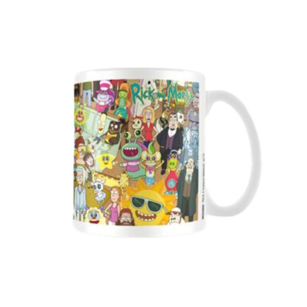 Rick And Morty Karaktärsmugg En Storlek Flerfärgad Multicoloured One Size