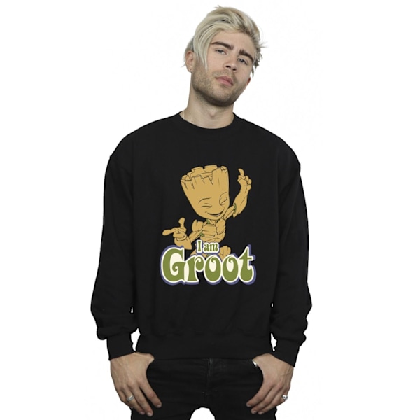 Guardians Of The Galaxy Herr Groot Dansande Sweatshirt M Svart Black M