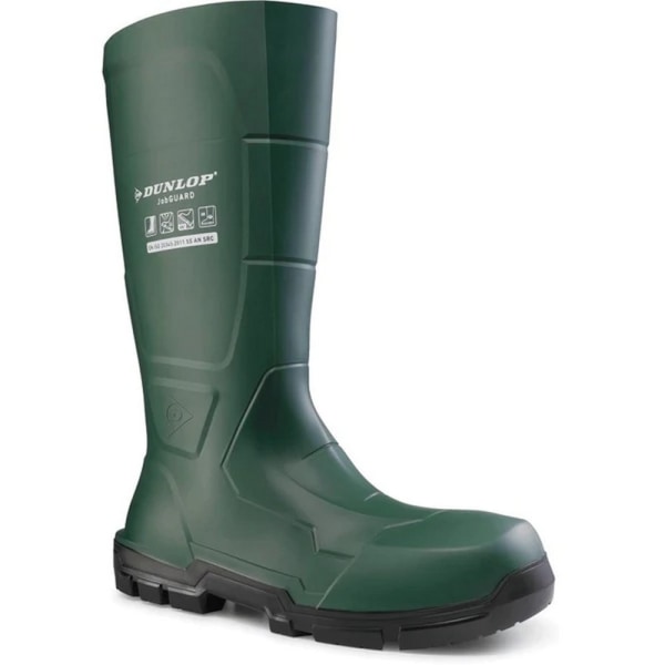 Dunlop Unisex Adult Jobguard Safety Wellington Boots 4 UK Herit Heritage Green 4 UK
