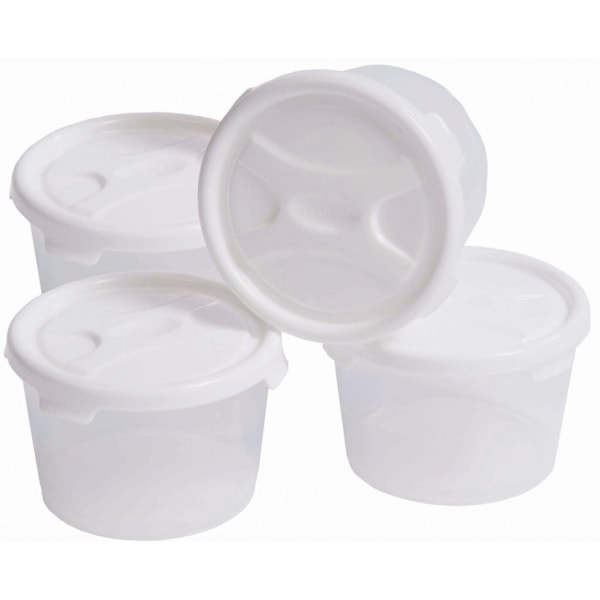 Wham Handy Pots Matförvaringsset (4-pack) One Size Vit White One Size