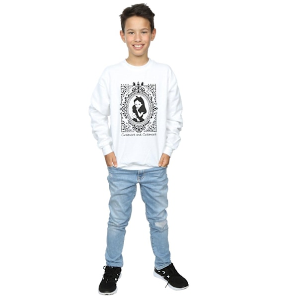 Disney Boys Alice In Wonderland Frame Sweatshirt 9-11 År Vit White 9-11 Years