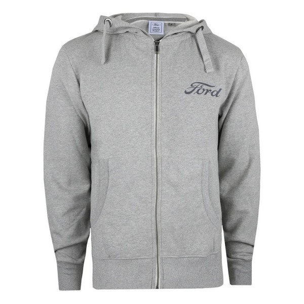 Ford Mens Mustang An American Classic 1969 Hoodie med dragkedja M Gr Grey Marl M
