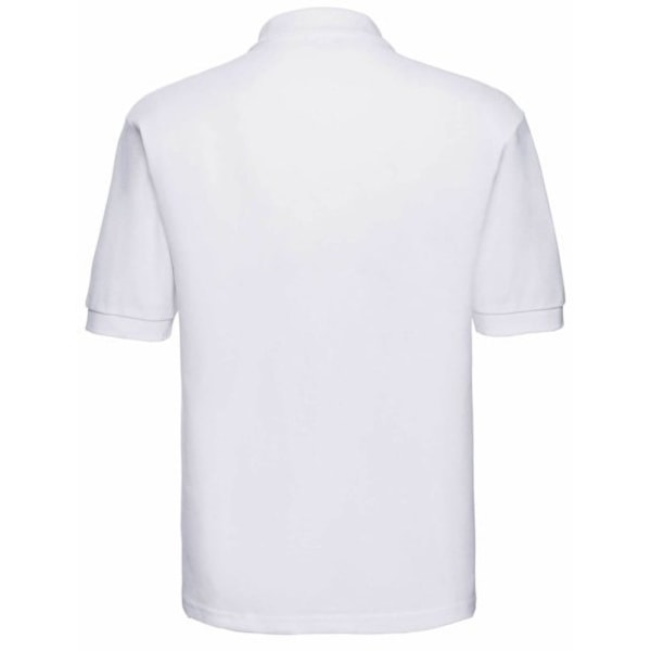 Russell Herr Classic Kortärmad Polycotton Pikétröja 3XL Vit White 3XL