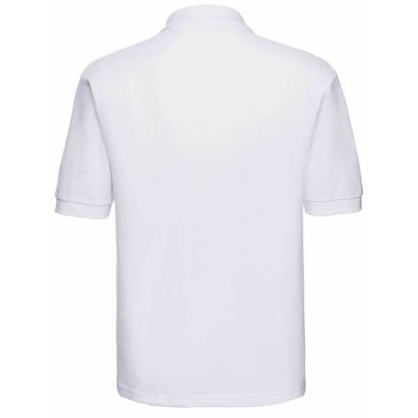 Russell Herr Classic Kortärmad Polycotton Pikétröja M Vit White M