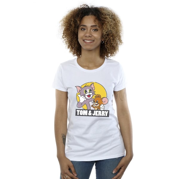 Tom And Jerry Dam/Dam Sketch Logo Bomull T-shirt XL Vit White XL