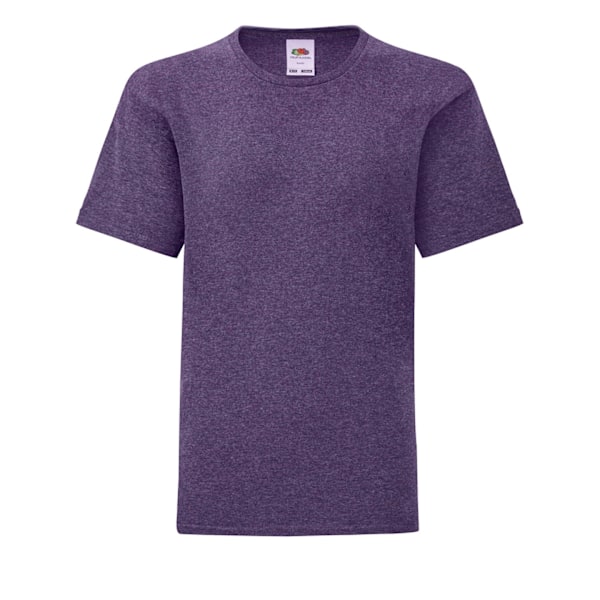 Fruit of the Loom Barn/Barn Iconic Heather T-shirt 14-15 år Heather Purple 14-15 Years