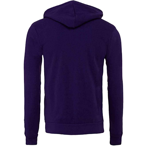 Bella + Canvas Unisex Vuxen Fleece Full Zip Hoodie M Team Lila Team Purple M