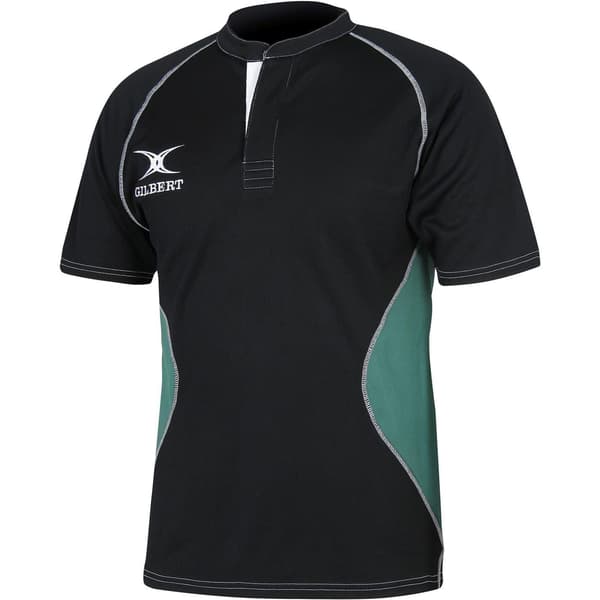 Gilbert Barn/Kids Kontrastpanel Normal Raglan Tröja 7-8 Black/Green 7-8 Years