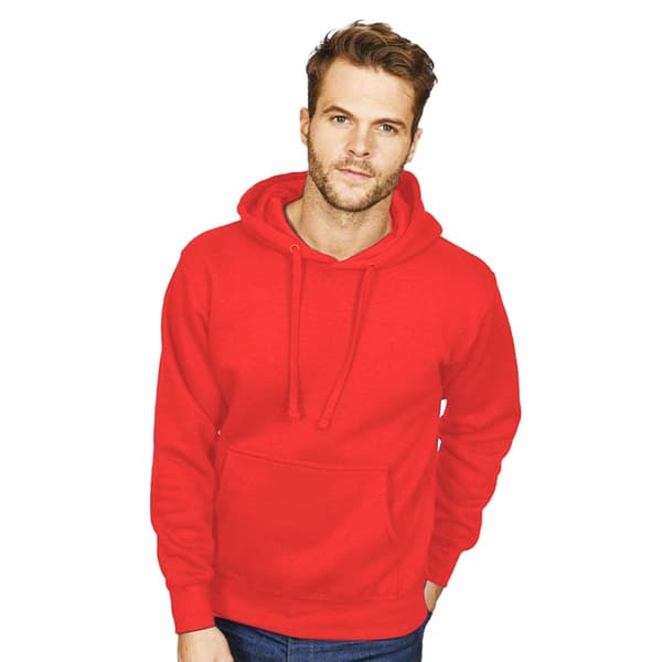 Casual Classic Mens Pullover Hood S Röd Red S