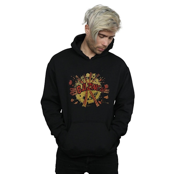 The Big Bang Theory Herr Bazinga Explosion Hoodie 3XL Svart Black 3XL