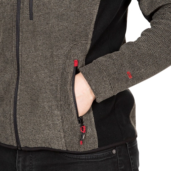 Trespass Jynx Full Zip Fleecejacka M Olive Stripe för Herr Olive Stripe M
