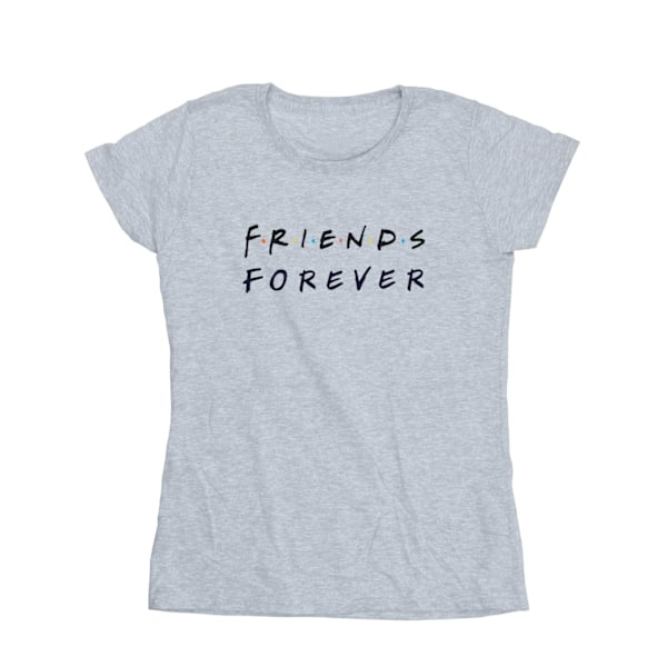 Friends Dam/Damer Forever Logo Bomull T-shirt S Sports Grey Sports Grey S