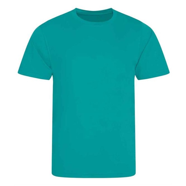 AWDis Just Cool Slät Kortärmad T-Shirt för män XL Turkos Turquoise XL