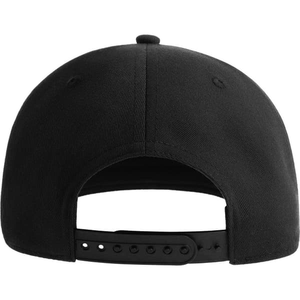 Atlantis Unisex Vuxen James 6 Panel Återvunnen Polyester Snapback Black One Size