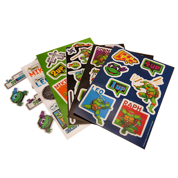 Teenage Mutant Ninja Turtles klistermärkesark En storlek Flerfärgad Multicoloured One Size