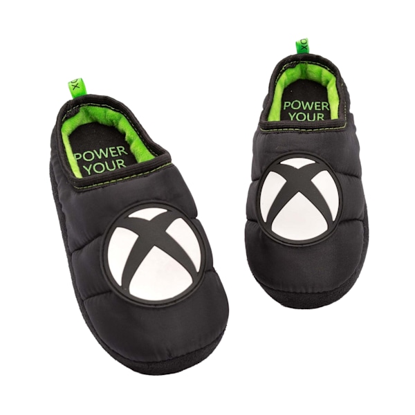 Xbox Pojks Tofflor 2 UK Svart/Vit/Grön Black/White/Green 2 UK