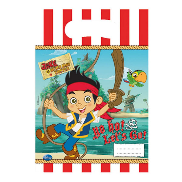 Jake And The Never Land Pirates Yo Ho Let´s Go! Festpåsar (6-pack) Multicoloured One Size