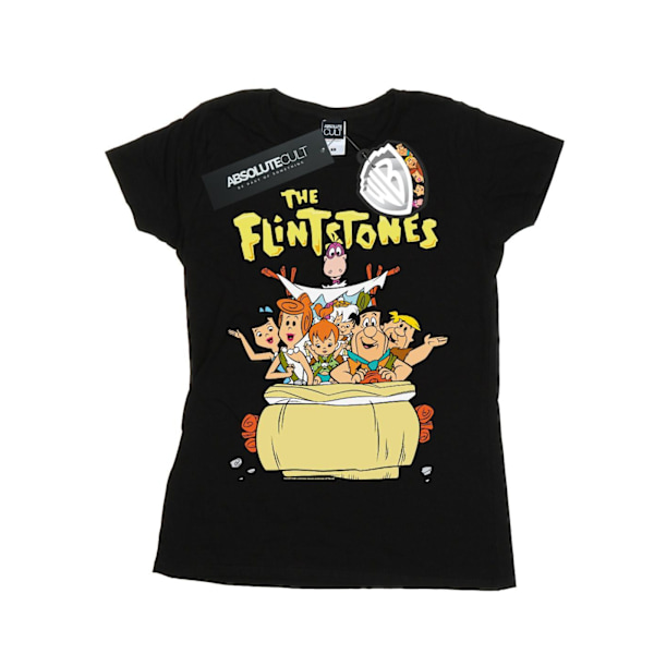 The Flintstones Dam/Kvinnor The The Ride Bomull T-shirt XXL B Black XXL