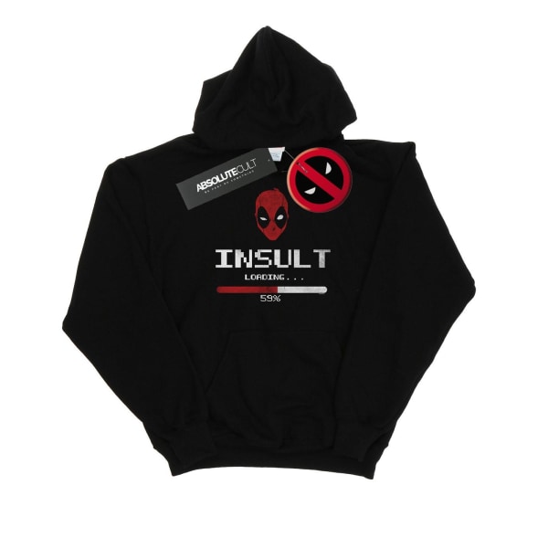 Marvel Dam/Ladies Deadpool Insult Loading Hoodie S Svart Black S