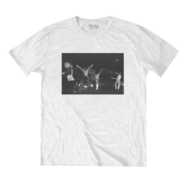 Queen Unisex Vuxen Crowd Shot T-Shirt L Vit White L
