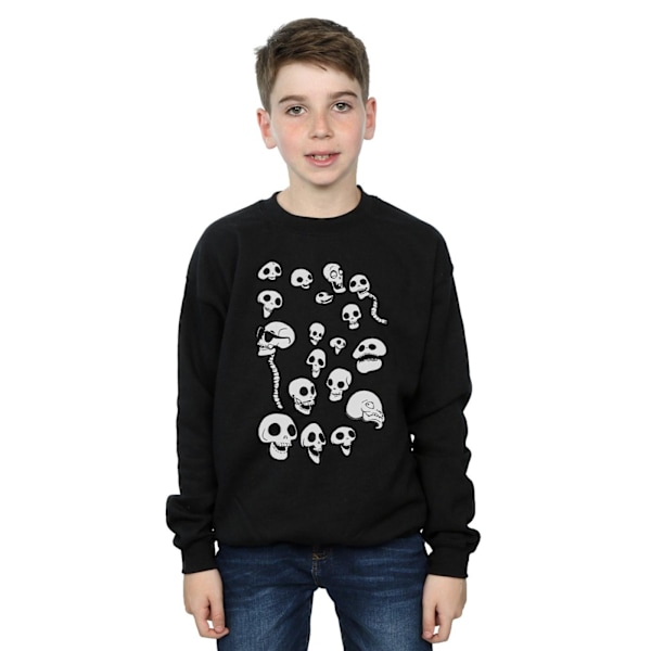 Corpse Bride Boys Afterlife Skulls Sweatshirt 5-6 år Svart Black 5-6 Years