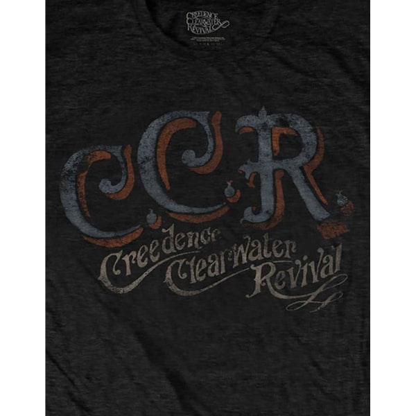 Creedence Clearwater Revival Unisex T-shirt för vuxna XXL Svart Black XXL
