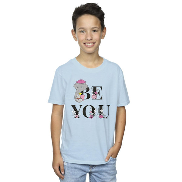 Disney Boys Dumbo Be You T-shirt 9-11 år Baby Blue Baby Blue 9-11 Years