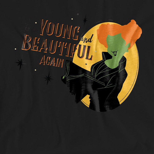 Hocus Pocus Unisex Vuxen Ung Och Vacker Igen Winifred T-S Black L