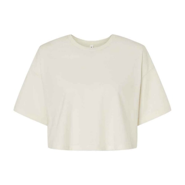 Bella + Canvas tröja dam/dam Cropped Crop T-shirt S Vint Vintage White S
