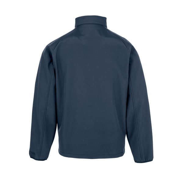 Result Barn/Barn Double Layered Recycled Soft Shell Jacka Navy 11-12 Years