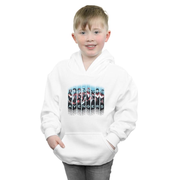 Marvel Boys Avengers Endgame Team Tech Assemble Hoodie 7-8 år White 7-8 Years