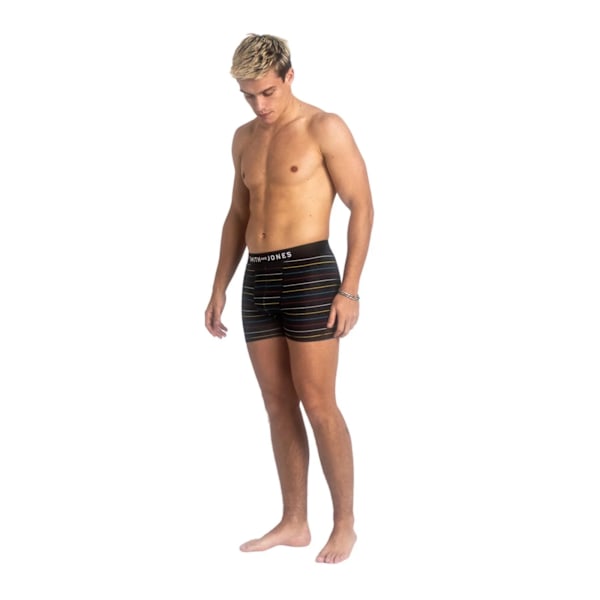 Smith & Jones Leland Boxershorts för Herrar, Blandade Mönster (7-pack) Multicoloured S