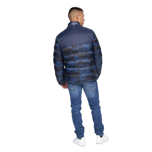 Born Rich Carlito Camo Oversized Vadderad Jacka L Marinblå Navy L