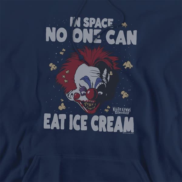Killer Klowns From Outer Space Unisex Vuxen Ingen Kan Äta Is Navy XL