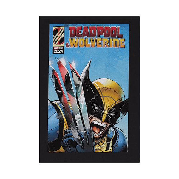 Deadpool & Wolverine Unisex Adult Reflection T-Shirt M Svart Black M