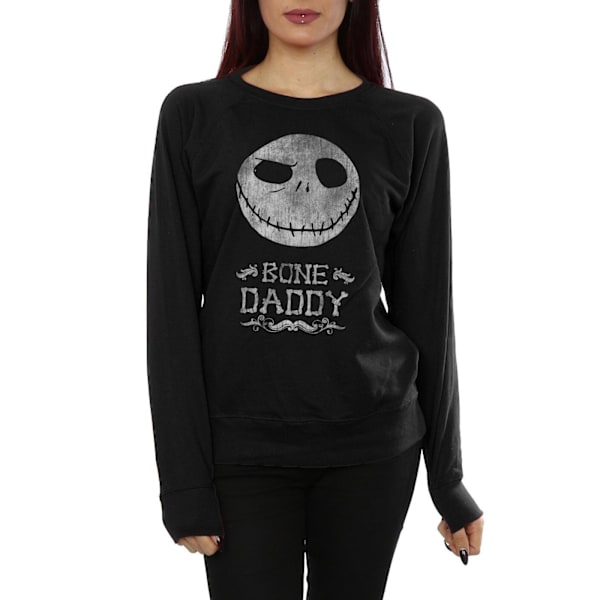 Disney Dam/Damer Mardröm Innan Jul Bone Daddy Sweatshirt Black M