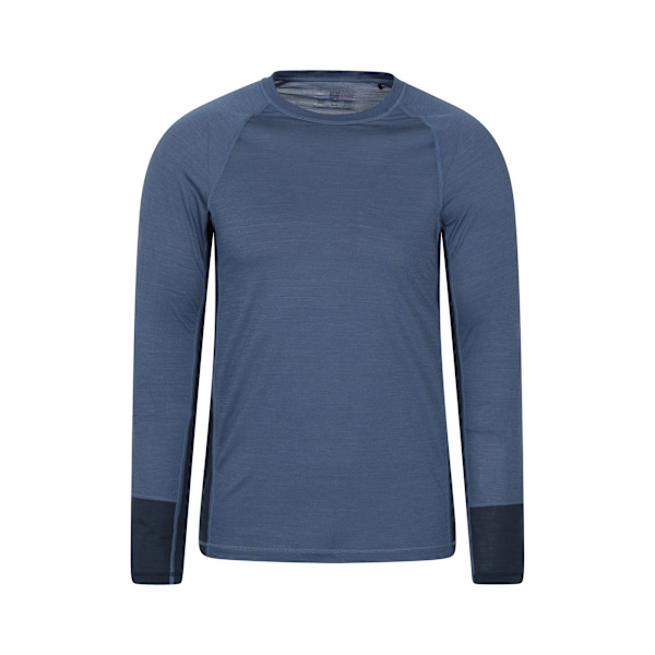 Mountain Warehouse Långärmad underställströja för män S Marinblå Navy S