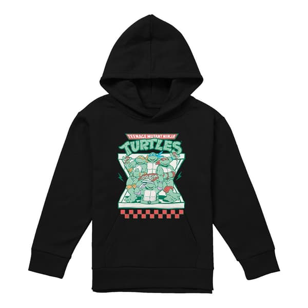 TMNT Barn/Kids Pizza Takeway Pullover Hoodie 5-6 År Ath Athletic Heather 5-6 Years